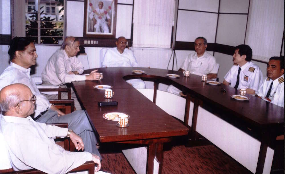 Mr C.L Patel - President, Charotar Vidhya Mandal - V.V.Nagar Gujarat in conversation with A.D Manek