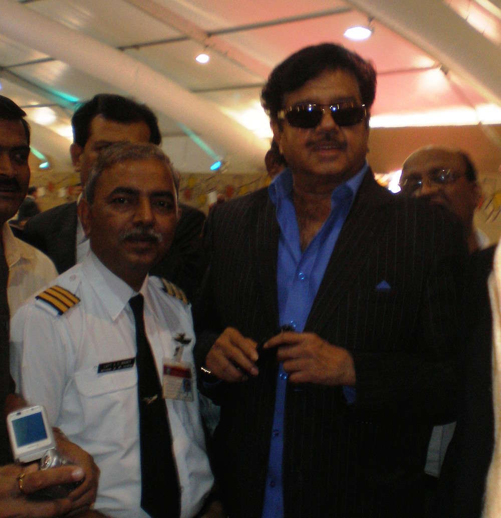 Bollywood - Actor Shatrugan Sinha with Capt A.D Manek