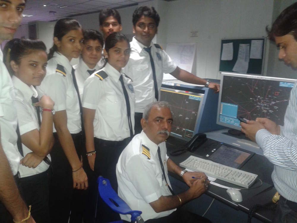 Taking Real Time lessons about RADAR Control at Mumbai Airport